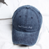 Baseball Cap Bad Hair Day Embroidery Letter