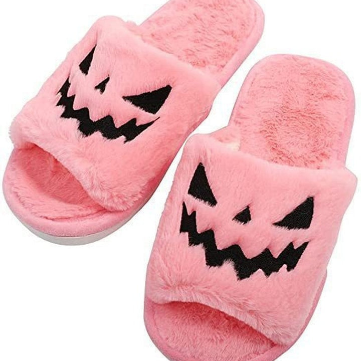 Halloween Pumpkin Slippers