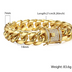 Miami Curb Cuban Chain Bracelet For Men Gold